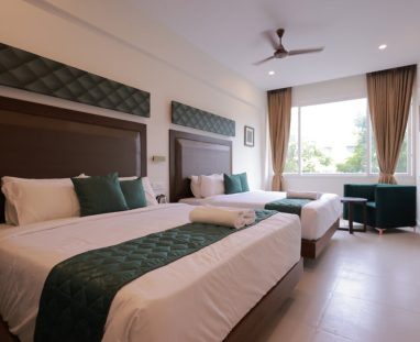 Bright hotel four bedroom