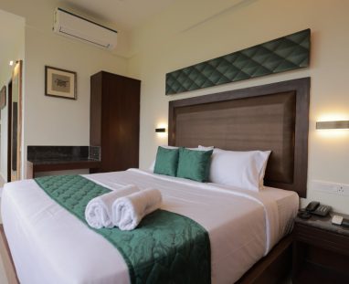 cozy double bed room