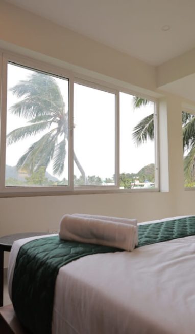 hotel room relaxing view