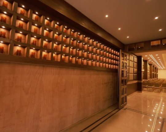 wedding venue entrance view